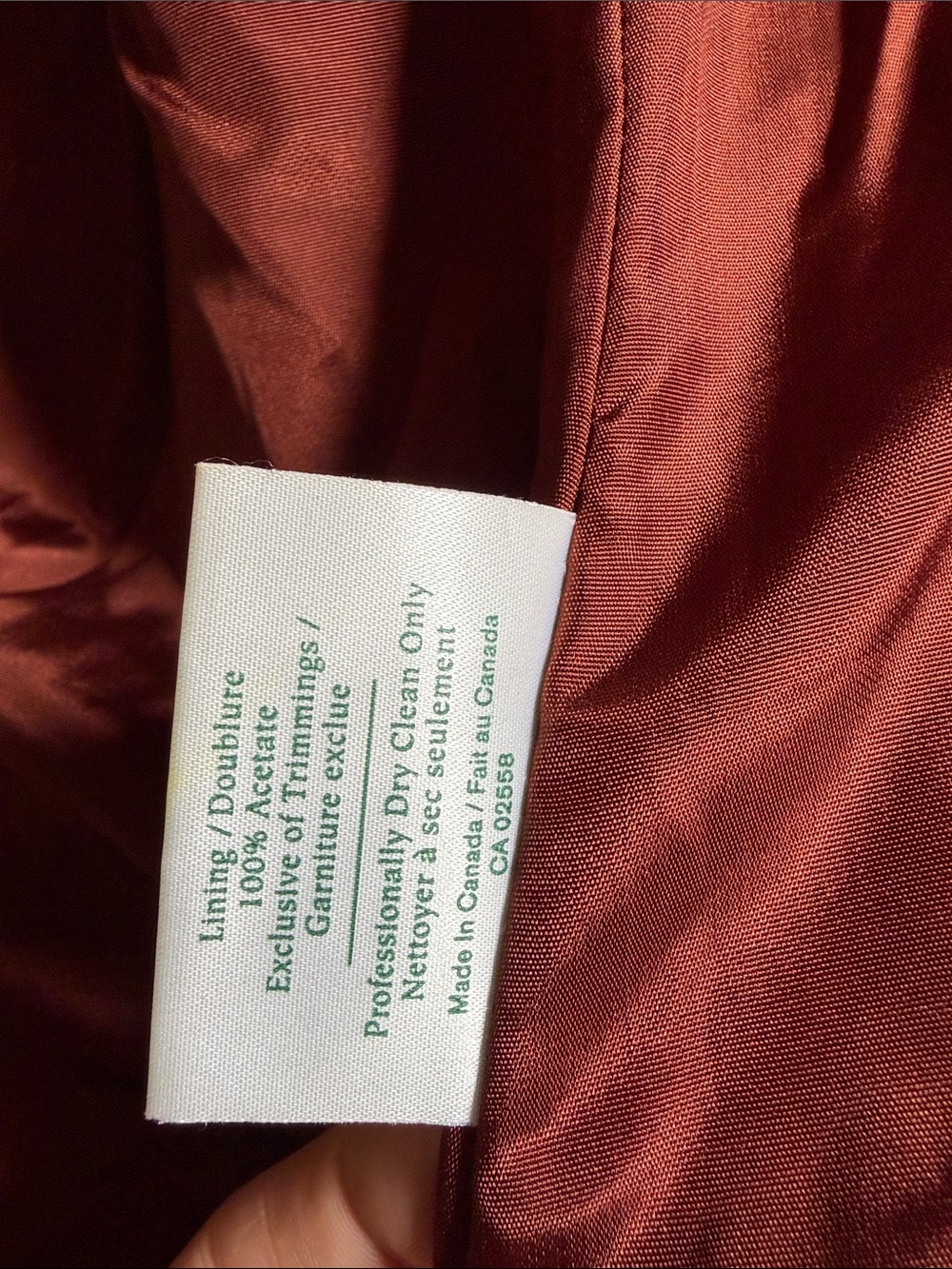Women's Danier Rust Button-Front Jacket - Picture 6 of 8